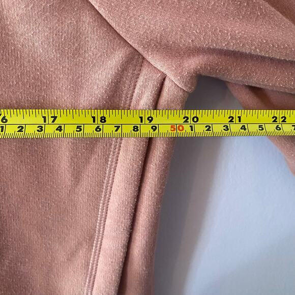 Athleta Women's size Medium Pink Karma Twist Asymmetrical Pullover Sweatshirt - Picture 8 of 10